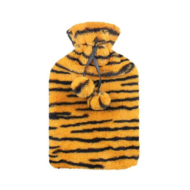 Rubber Hot Water Bottle With Plush Cover