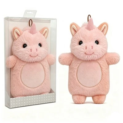 1000ml Ntxim hlub Unicorn Roj Hmab Kub Dej Hnab Tsiaj Npog Holly